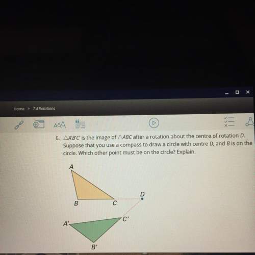 Plz me on this rotation question and explain it! i’m giving 30 points!