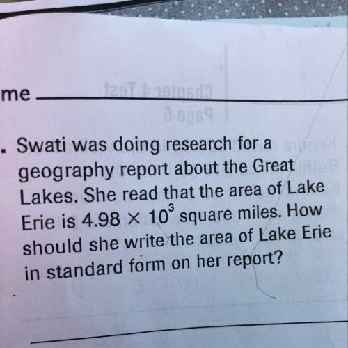 Swati was doing a research for our geography report about the great lakes she reads the area of like