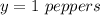 y=1\ peppers