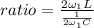 ratio = \frac{2\omega_1L}{\frac{1}{2\omega_1C}}