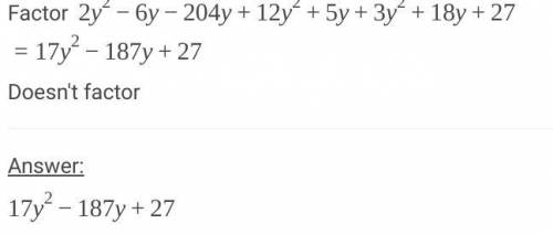 Lai ales what is the quotient?  + 2y2 - 6y-20 4y+12 y2 +5y+ 3y2 + 18y+27