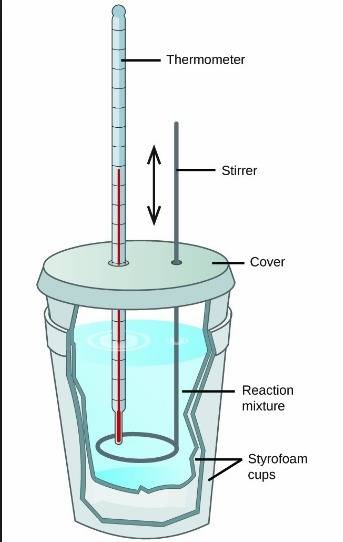 Which statement defines calorimeter?  a device that measures the heat that is gained or lost in a ch