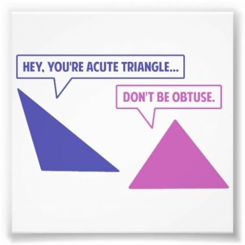 How can you use the side lengths of a triangle to determine if it is an acute triangle?