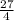 \frac{27}{4}