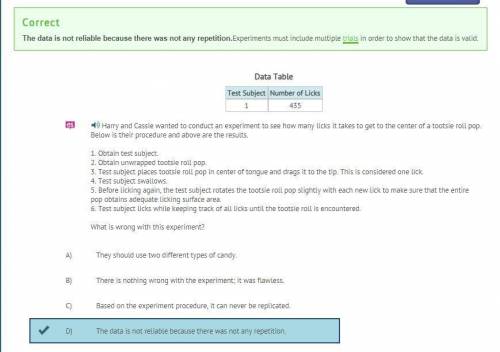 Harry and cassie wanted to conduct an experiment to see how many licks it takes to get to the center