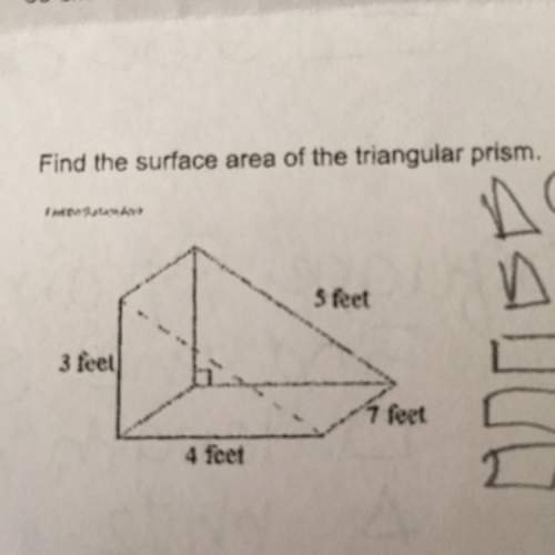 What is the surface area of a triangular prism
