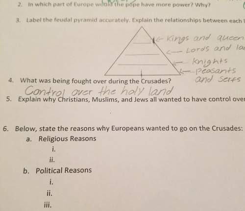 In which part of europe would the pope have more power and why can somebody me with questions 2,5 a