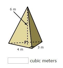 What is the volume of this triangular pyramid?
