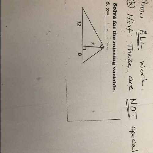 Ineed on how to solve this, it says these are not special right triangles