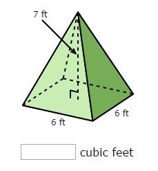 What is the volume of this rectangular pyramid?