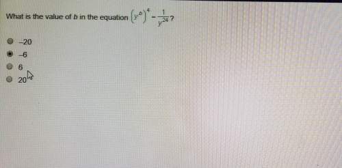 What is the value of b in the equation?