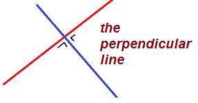 Two lines intersecting at a right angle a.form a line. b.are parallel. c.are perpendicular. d.form a