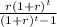 \frac{r(1+r)^t}{(1+r)^t -1}