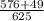 \frac{576+49}{625}