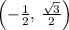 \left(- \frac{1}{2} , \,  \frac{ \sqrt{3} }{2} \right)