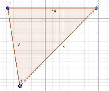 Num triangulo, o maior lado tem 10cm e um dos outros dois lados mede 3cm. quais as possiveis medidas