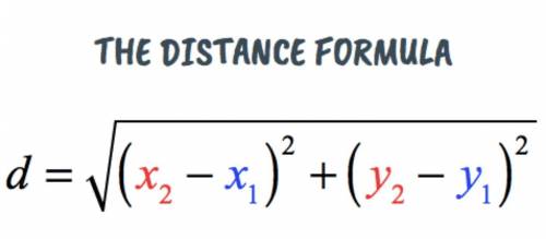 What is the distance between (-1,-1) and (1,1) round to the nearest tenth if needed