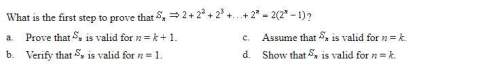 What is the fist step to prove that snanswer is b