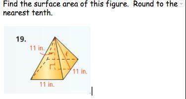 (very easy) find the surface area of this figure. round to the nearest tenth.