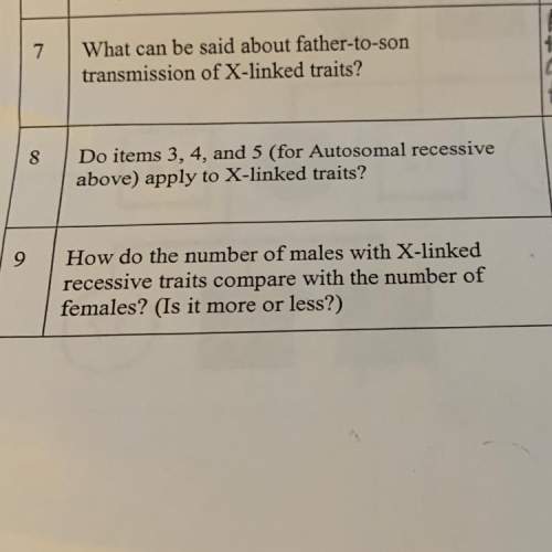 Need with biology homework questions 8 and 9