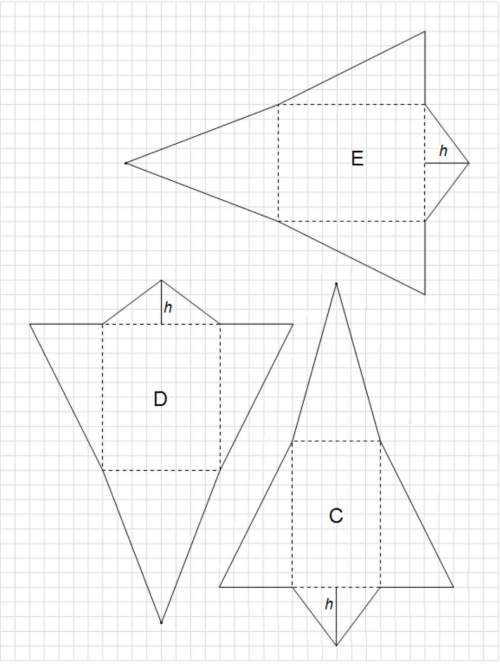 90 points! part 1: (the volume of the two pyramids that i solved are both 160cm) write in symbols