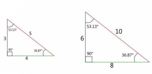 similarity sentence- draw 2 similar polygons and show how they are proportional by labeling the side