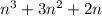 n^3+3n^2+2n