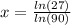 x =  \frac{ ln(27) }{ ln(90) }