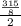 \frac{\frac{315}{8}}{2}