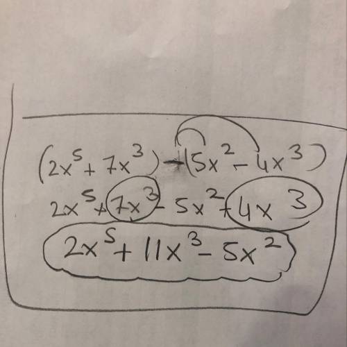 Which expression is equal to (2x^5+-4x^3)