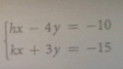 If the graphs of the lines in the system of equations above the intersect at (-3,1), what is the val