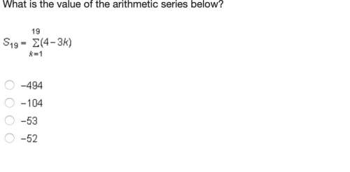 What is the value of the arithmetic series below?