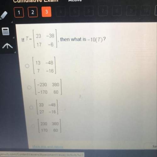 If t=[23,-38,17,-6] then what is -10(t)