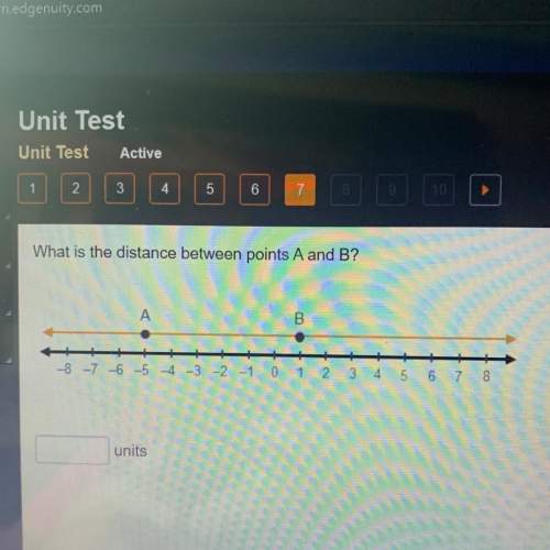 What is the distance between points a and b?