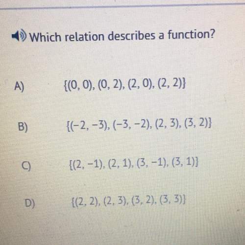 What relation describes a function? (picture included)