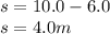 s=10.0-6.0\\s=4.0m