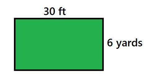 Mr. Hodges wants to make a rectangular garden. What is the total distance around the garden? 30 ft a