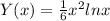 Y(x)=\frac{1}{6} x^2 ln x