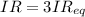 IR=3IR_{eq}