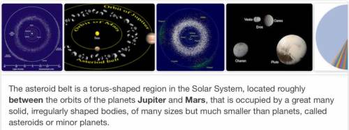 What lies between Mars and Jupiter? O A. Oort cloud O B. Kuiper belt O C. Main asteroid belt