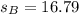 s_{B}=16.79