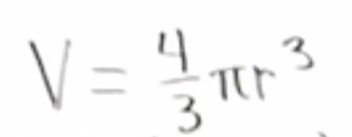 Volume formula of sphere