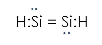 Lewis structure for Si2H2
