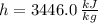 h = 3446.0\,\frac{kJ}{kg}