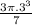 \frac{3\pi.3^3}{7}