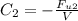 C_2 = -\frac{F_{u2}}{V}