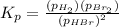 K_p=\frac{(p_{H_2})(p_{Br_2})}{(p_{HBr})^2}