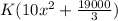 K(10x^{2}+\frac{19000}{3})}