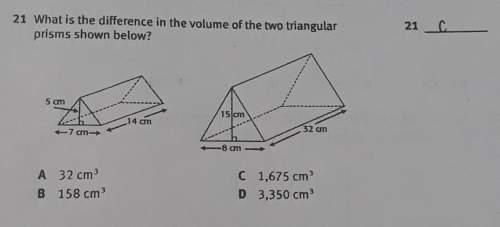 What is the difference in the volume of the two triangular prisms shown below?