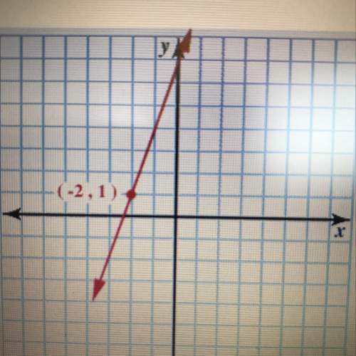 what is the equation of the following line written in general form? (the y-intercept is 7.)&lt;